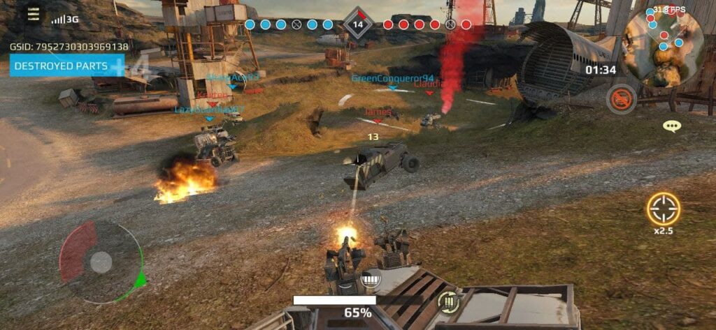بازی Crossout Mobile - نبرد آنلاین ماشین‌های جنگی