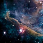 عکس جدید تلسکوپ جیمز وب 1401: قلب سحابی شکارچی و ستارگان داغ نابودگر گاز و غبار