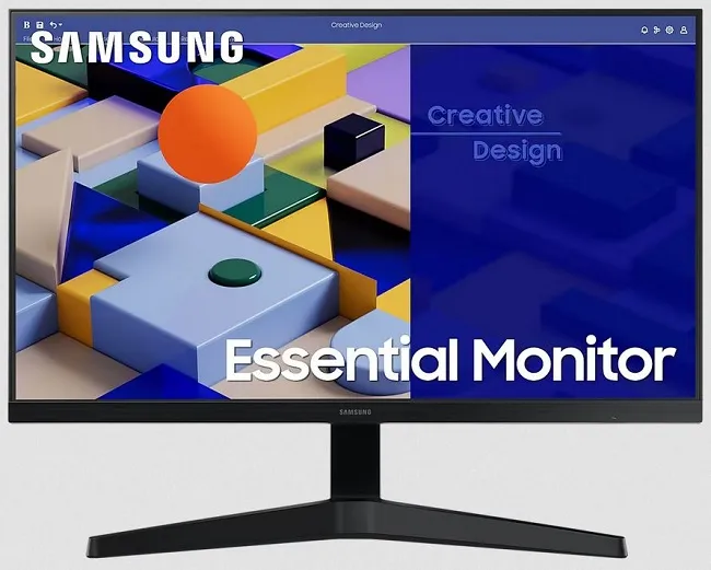 مانیتور SAMSUNG Essential Monitor S3 S31C بهترین مانیتور 24 اینچی ارزان