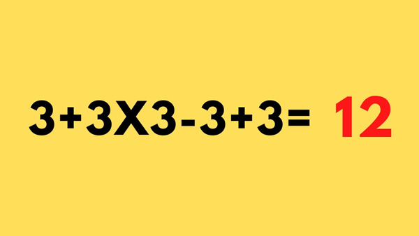 معمای ریاضی | ۵ ثانیه وقت بذار و جواب این معمای ریاضی رو پیدا کن!