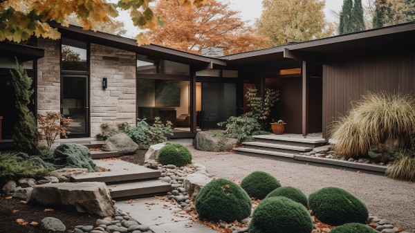 ۵۰ طراحی خانه به سبک مدرن میانه قرن (mid-century) | تلفیق سبک بوهمیایی آلمان و مدرنیت قرن ۲۱