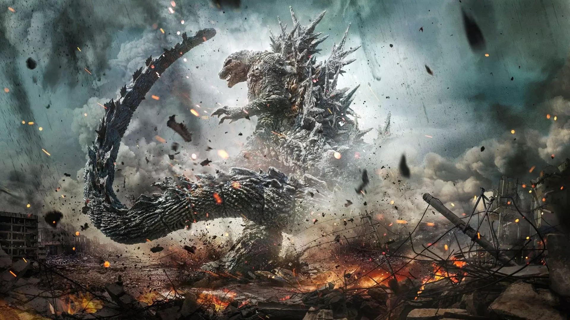 گودزیلا در پوستر تبلیغاتی فیلم Godzilla Minus One