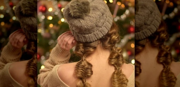 مدل مو زیر کلاه زمستانی