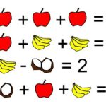 اگه خیلی خیلی زرنگی زیر ۲۰ ثانیه بگو جواب معادله میوه‌ها چی میشه؟