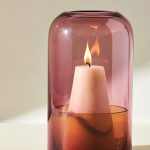 ۳۰ مدل شمع و جا شمعی شیشه‌ای | دکوراسیون خود را درخشان کنید