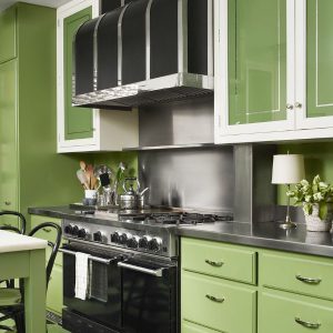 ۳۵ مدل کابینت سبز رنگ آشپزخانه | جایگزینی عالی برای رنگ‌های سنتی سفید و خاکستری