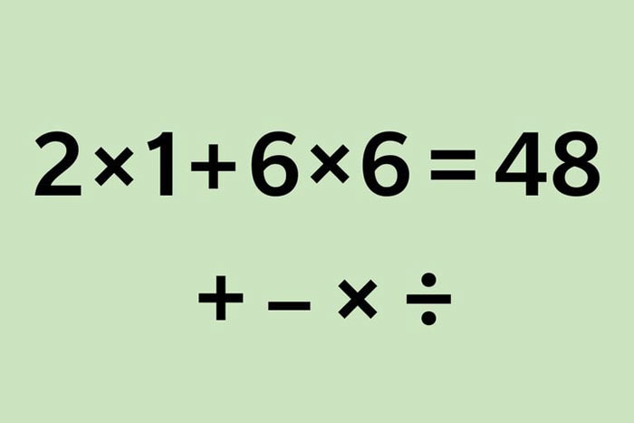 معمای ریاضی عملگرها | از این ۴ عملگر طوری استفاده کن تا تساوی برقرار بشه!