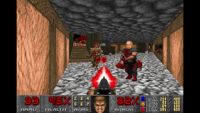 تصویری از بازی قدیمی Doom
