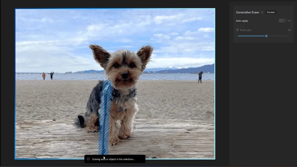 قابلیت حذف اشیا از تصویر در برنامه Photos ویندوز 11