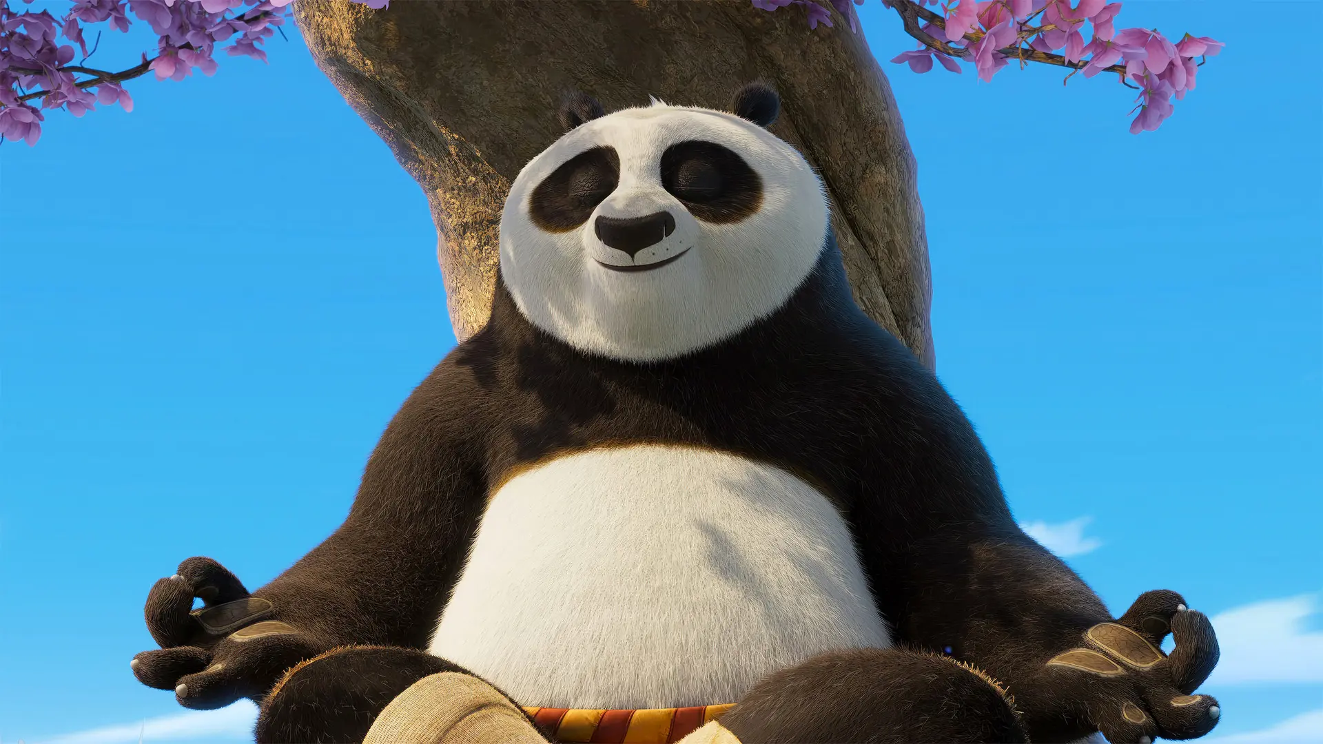 مدیتیشن پو در انیمیشن Kung Fu Panda 4