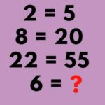 جواب معمای تساوی ریاضی ۶ =؟ چیست؟ از هر هزار نفر تنها یک نفر می‌تواند به جواب معمای برسد