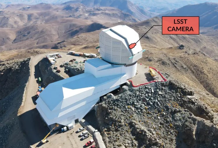 رصدخانه Vera Rubin واقع در رشته کوه‌های آند
