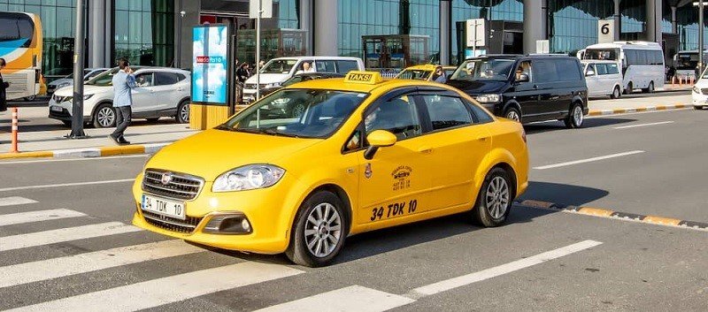 نرخ تاکسی‌های فرودگاهی در ترکیه