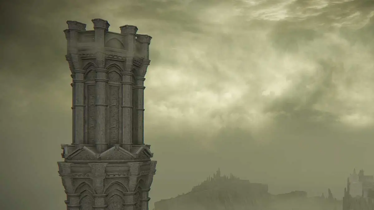 یک برج الهی در بازی Elden Ring استودیو فرام سافتور