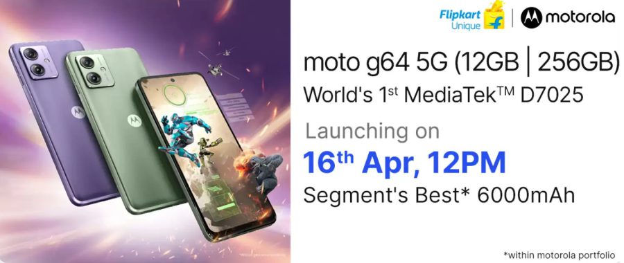 تاریخ رونمایی موتورولا Moto G64 5G اعلام شد: ۲۸ فروردین ماه