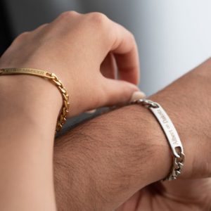 دستبندهای ست طلای زن و شوهری | دستبندهای ست ظریف طلا برای زوج های عاشق