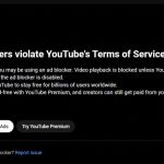 یوتیوب مسدودکننده‌های تبلیغات را محدودتر می‌کند