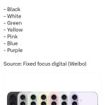 آیفون ۱۶ پلاس در هفت رنگ متفاوت عرضه خواهد شد