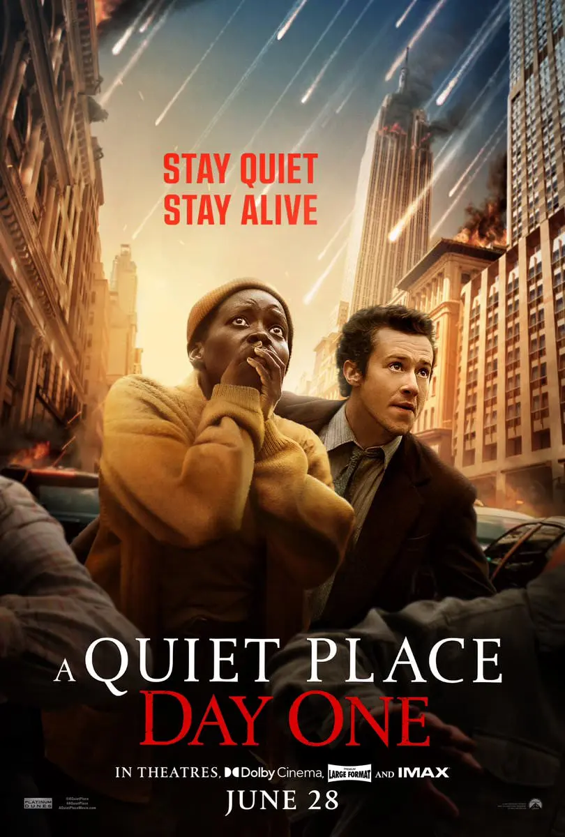 تریلر جدید فیلم A Quiet Place: Day One فرار انسان‌ها از بیگانه‌ها را نشان می‌دهد